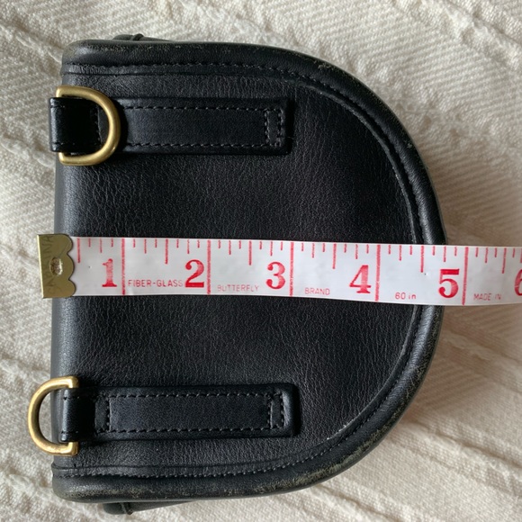 Coach Vintage USA Mini Convertible Belt Bag, Black Leather - Picture 6 of 13